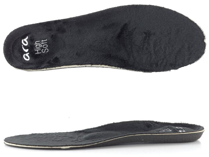 Ara semišový kotník s vnitřním zipem Rom schwarz 12-50026-01