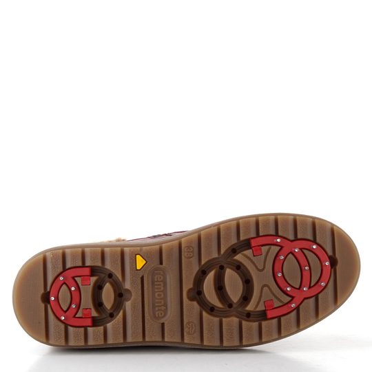 Remonte šněrovací kotník s membránou a gripy červený D0U78-35