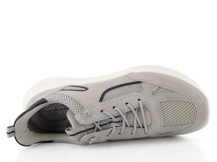 Ara pánské široké prozouvací tenisky Motion pebble/blau 11-34201-14