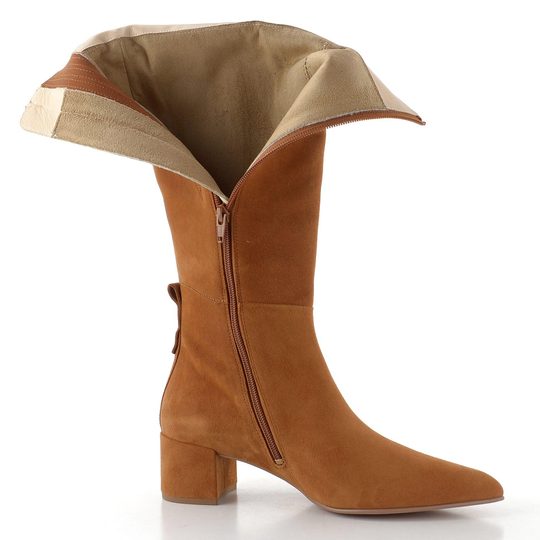 Högl semišové kozačky camel 0-104722-1100