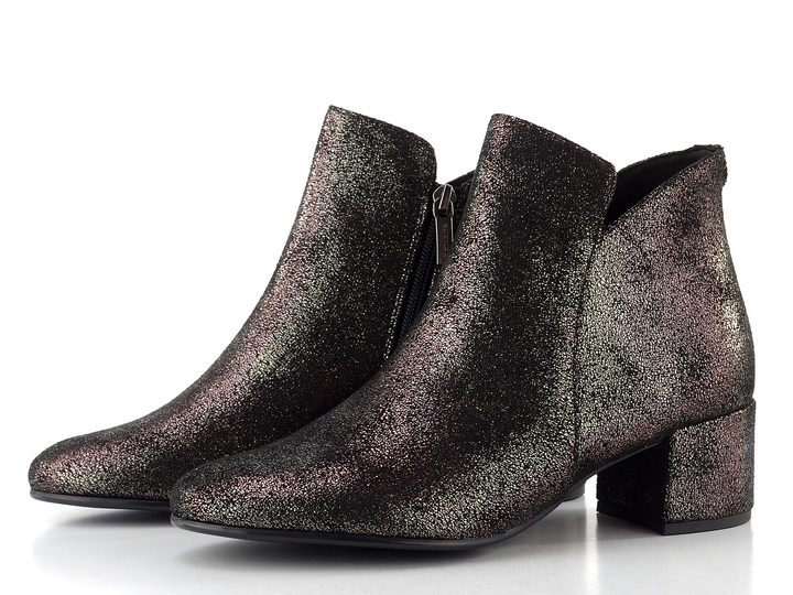 Tamaris elegantní textilní kotník pewter 1-25354-43