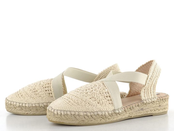 Gaimo sandály s gumičkami a plnou špičkou Paola.Croc cordela4un crudo hand