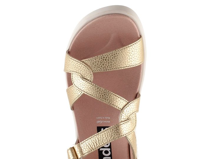 Wonders metalické sandále Platino C-6541