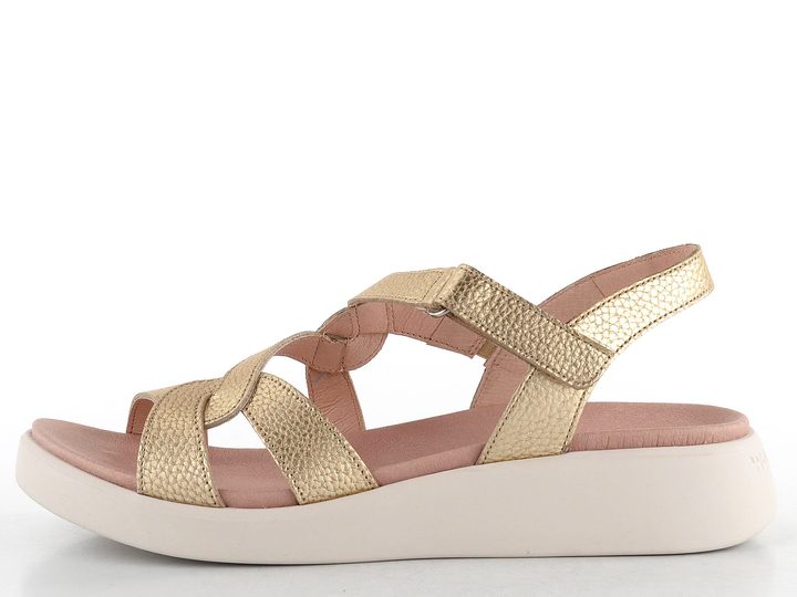 Wonders metalické sandále Platino C-6541