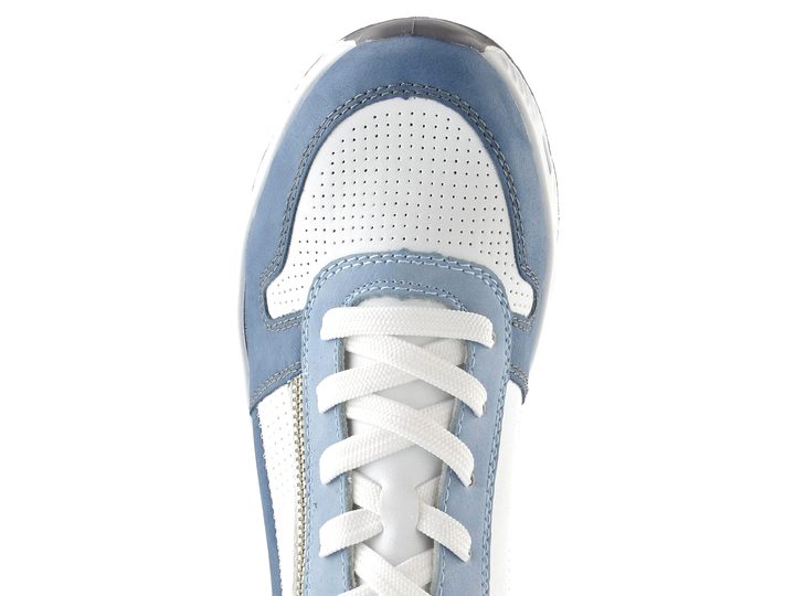 Rieker Sport tenisky na platformě modro-bílé N5204-12