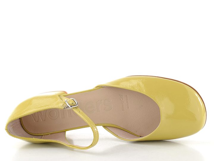 Wonders lakované lodičky s kotníkovým páskem amber D-2402