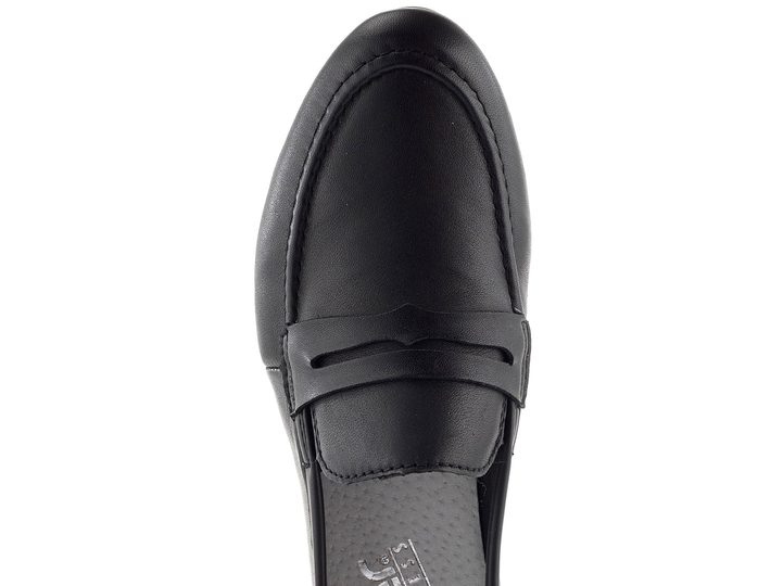 Rieker černé mokasíny 51954-01