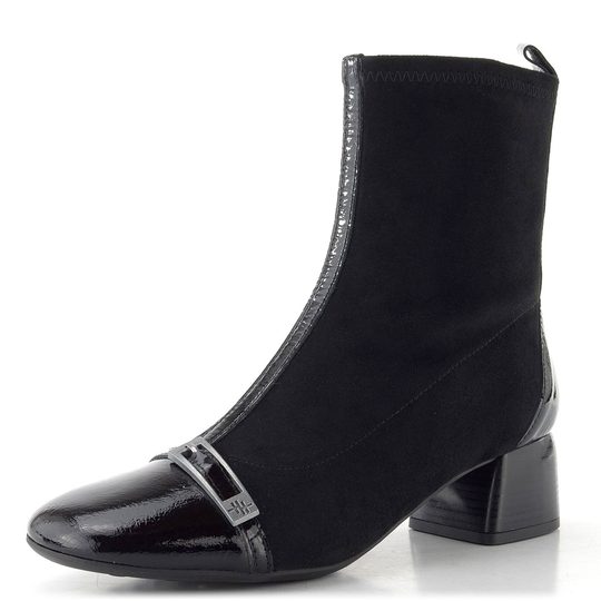 Hispanitas strečový kotník na podpatku Varsovia black HI265016