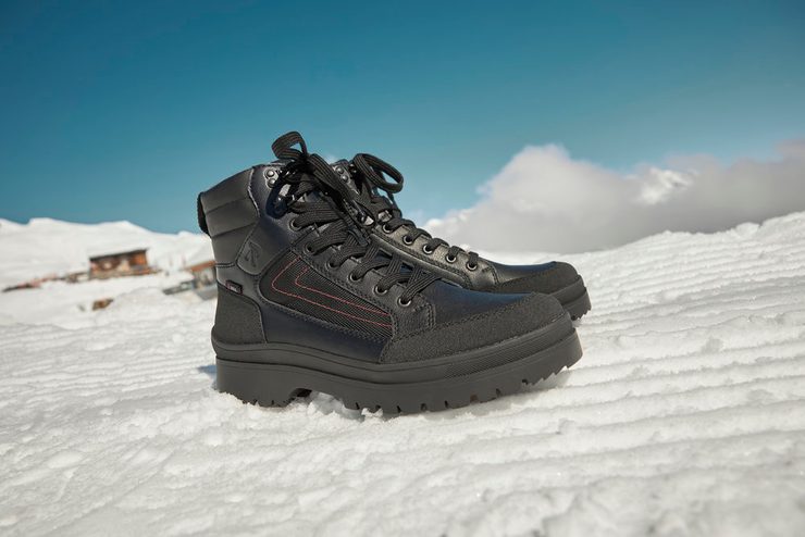 Rieker Revolution pohorková členková obuv s membránou čierna U0271-00