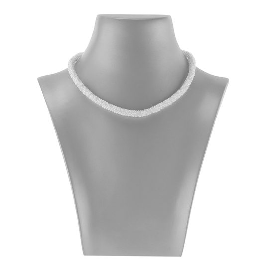 Náhrdelník rokajl bílý