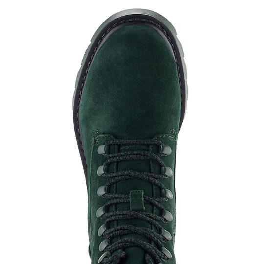 Tamaris šněrovací kotník zelený 1-25909-41