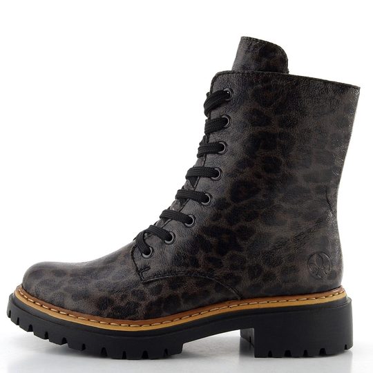 Rieker šněrovací kotník šedý 72627-90