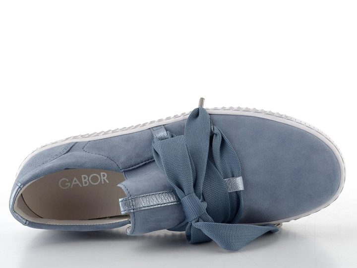 Gabor semišové prozouvací polobotky světle modré 83.333.10