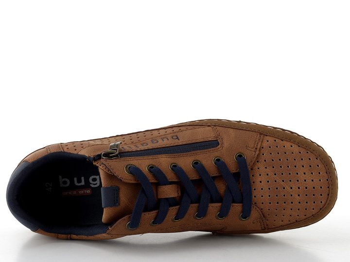 Bugatti polobotky se zipem koňakové 321-ASG05-5500