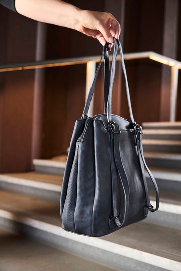 Rieker kabelka - batoh modro-černý H1036-14