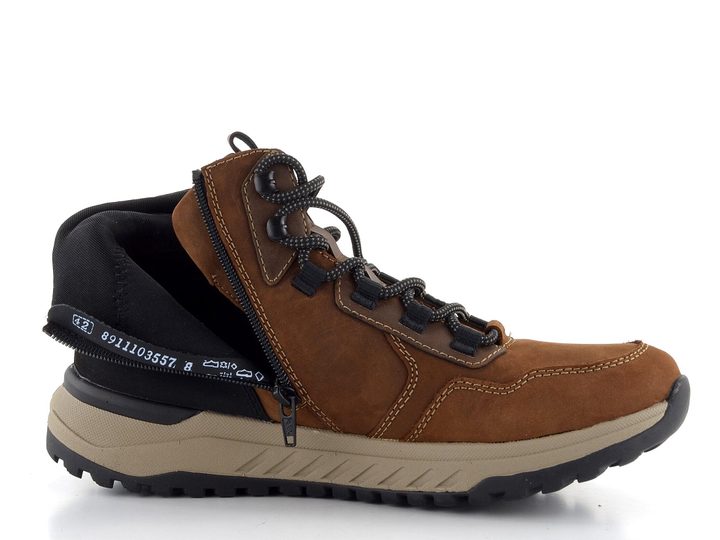 Rieker Revolution pánska členková obuv s membránou hnedá U0172-22