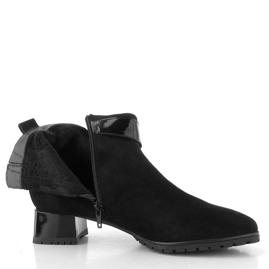 Ara dámský širší kotník na podpatku Graz Black 12-20012-01