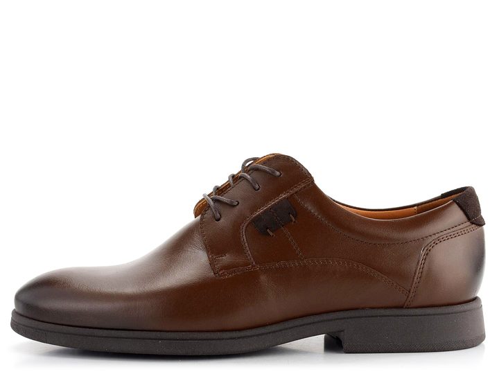Barton pánské klasické hnědé polobotky M24142