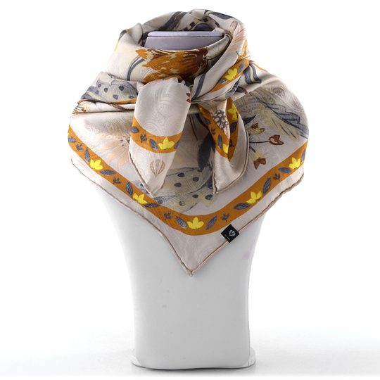 Fraas hedvábný šátek s motivem stromu života 632029-176