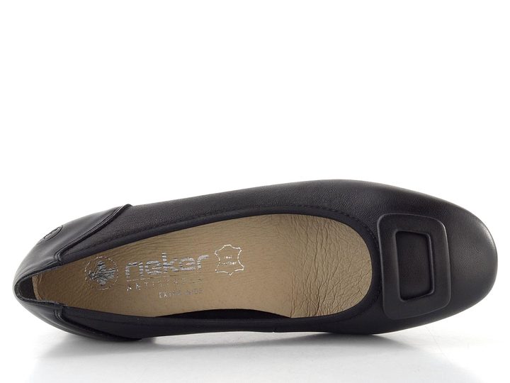 Rieker černé lodičky se sponou 43453-00