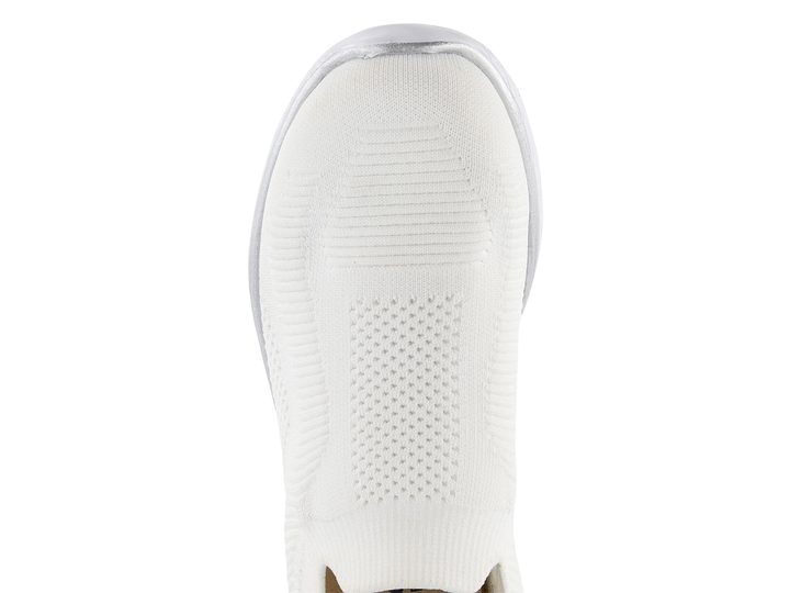 Rieker úpletové nazúvacie tenisky Weiss/Ice M5072-80