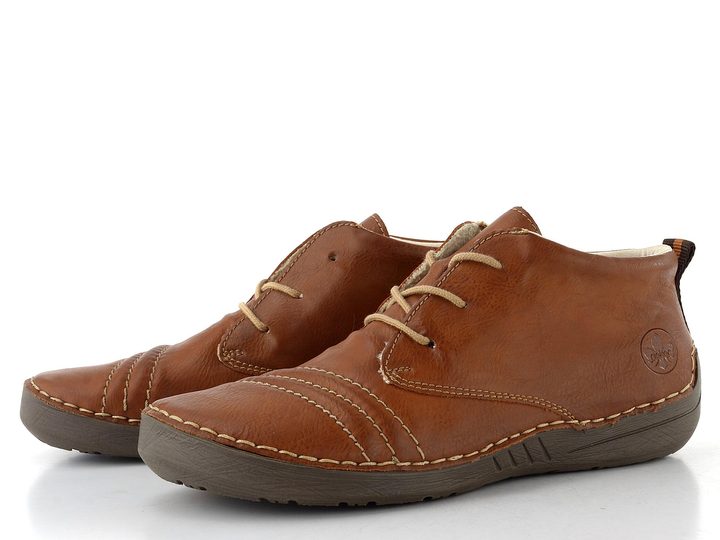 Rieker šněrovací kotník hnědý 52532-24