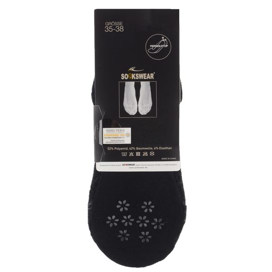 Ponožky do balerín Footie krajkové/černé