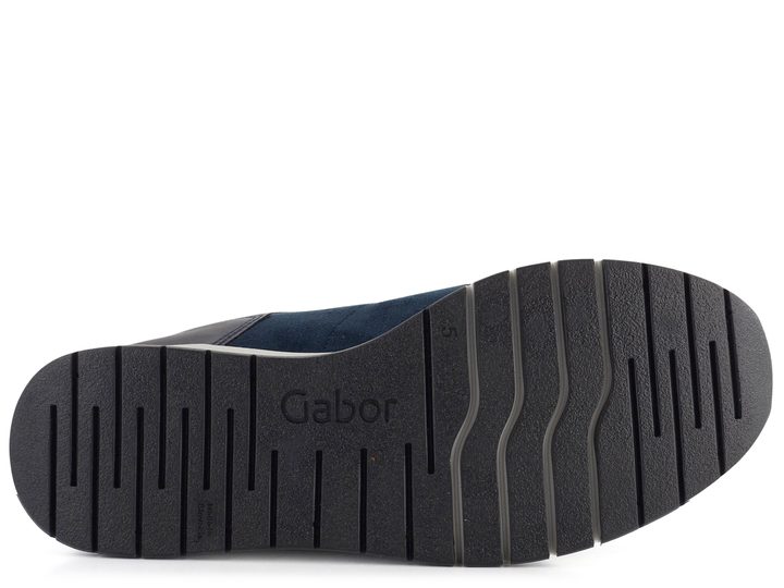Gabor široké tenisky so zipsami tmavo modré 46.308.66