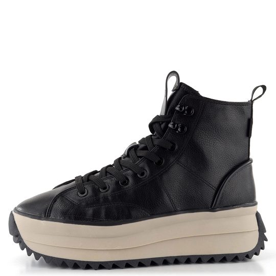 Tamaris šněrovací kotník na vysoké platformě Black 1-26888-39