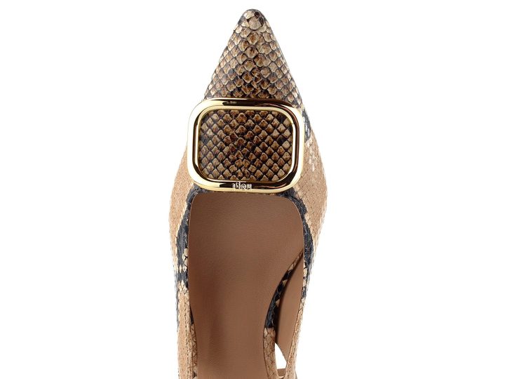 Högl hadinkové lodičky s volnou patou camel 1-104627-2200