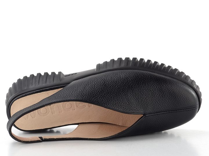 Wonders sandály s plnou špičkou negro A-4411