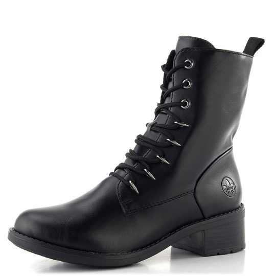 Rieker šněrovací kotník černý 75430-00