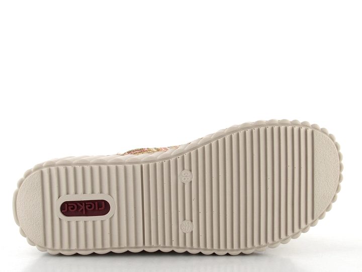 Rieker pantofle na klínku Pastell 69253-91