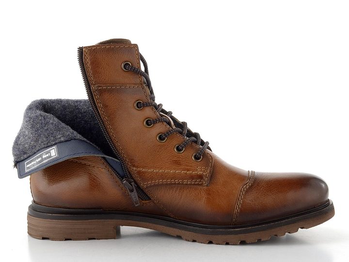 Bugatti pánský kotník cognac 325-A0U3F-3500