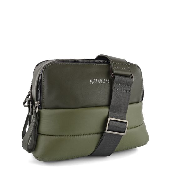 Hispanitas crossbody kabelka kombinovaná army BI99517