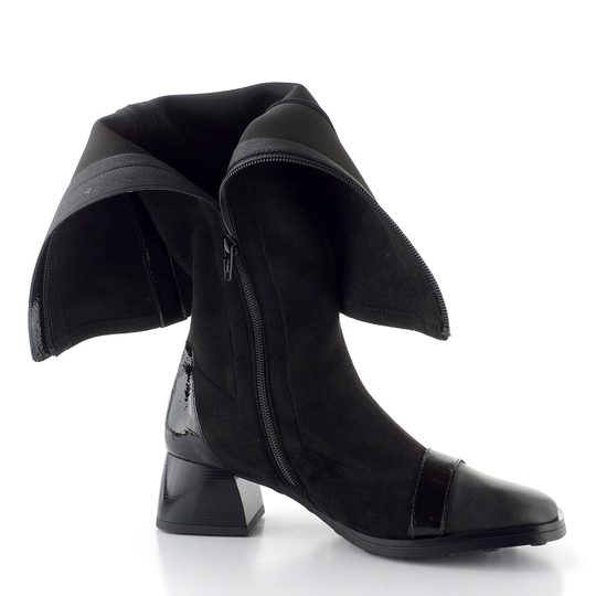 Hispanitas čižmy s pružným lýtkom Marsella black HI254308