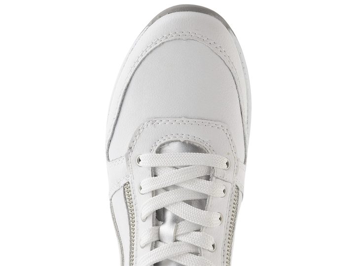 Rieker tenisky se zipy bílé N1100-81