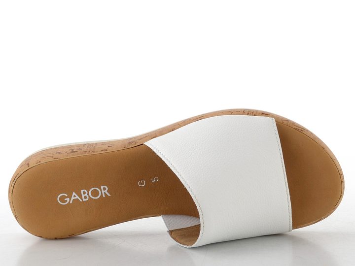 Gabor kožené pantofle weiss 82.730.50