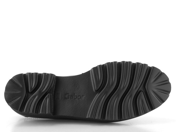 Gabor lakované mokasíny čierne 75.240.97