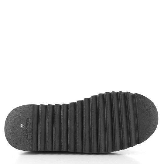 Tamaris kožený chelsea kotník black 1-26419-45