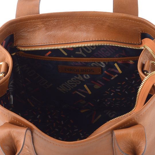 Pikolinos dámská shopper kabelka Alcudia Brandy WHA-354C2