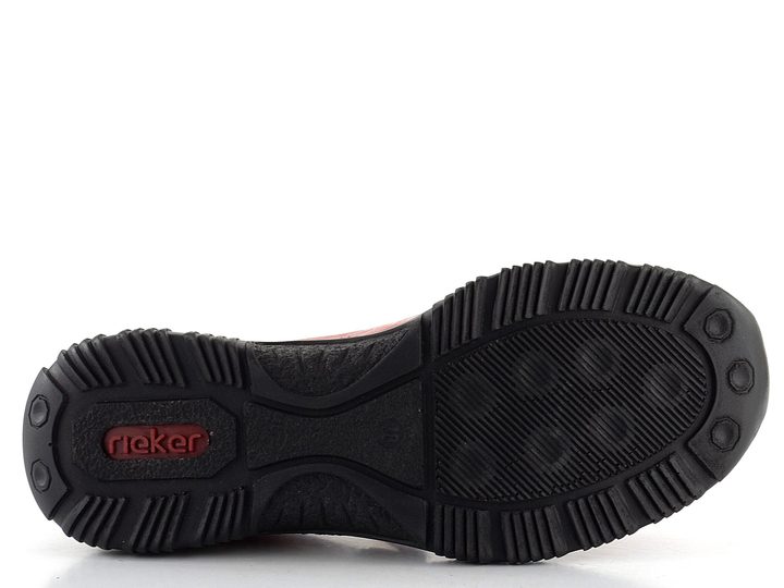 Rieker nazúvacie poltopánky červené N3267-33