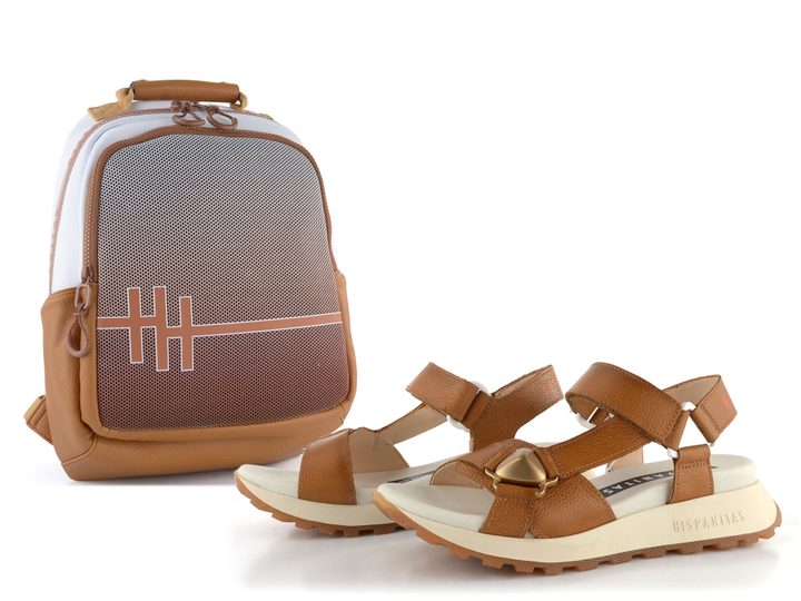 Hispanitas batoh Cuoio/White BV253835