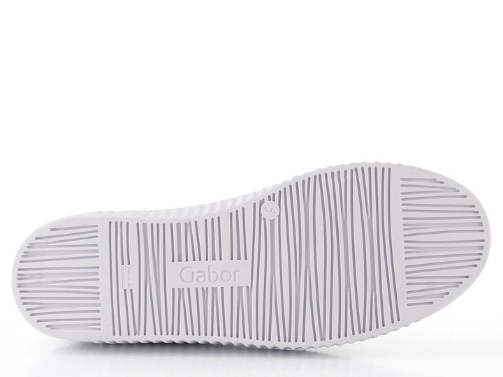 Gabor kožené bílé polobotky 83.331.21