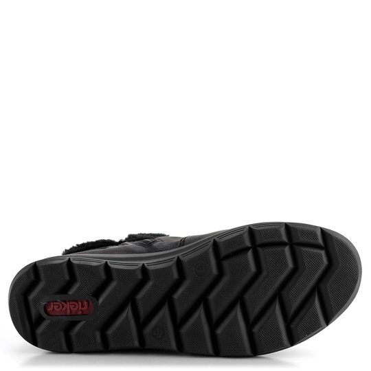 Rieker čierna členková obuv s membránou Z0070-00