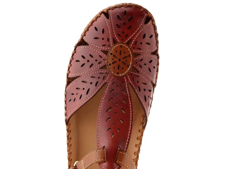 Pikolinos prořezávané baleríny s páskem Vallarta sandia 655-0841C1