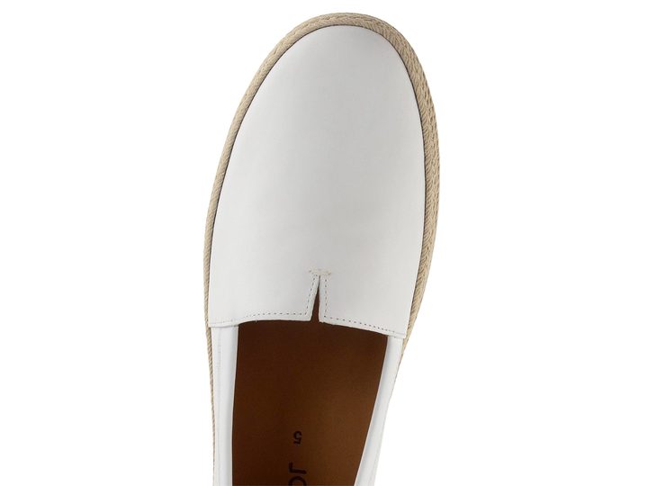 Gabor mokasíny bílé na jutové podešvi 65.221.21