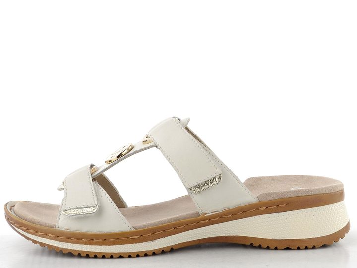 Ara dámské pantofle Hawaii Cream/Platin 12-29003-97
