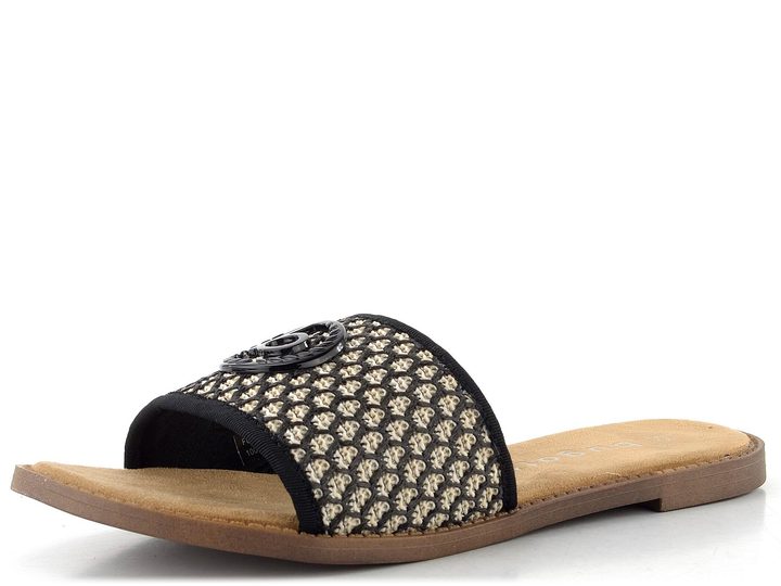 Bugatti dámské pantofle se vzorem black/offwhite 435-AI29A-6900