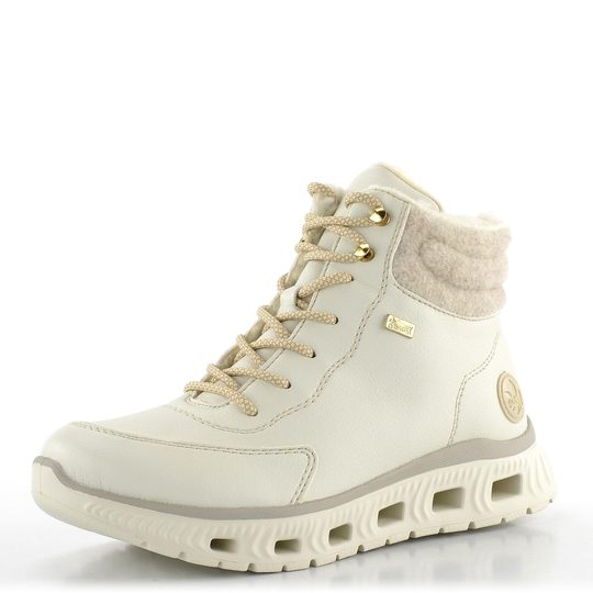 Rieker kotníkové tenisky s membránou bílé M6010-80